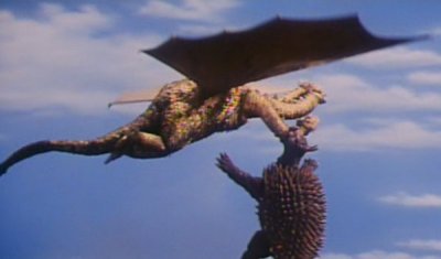 Anguirus and Ghidorah